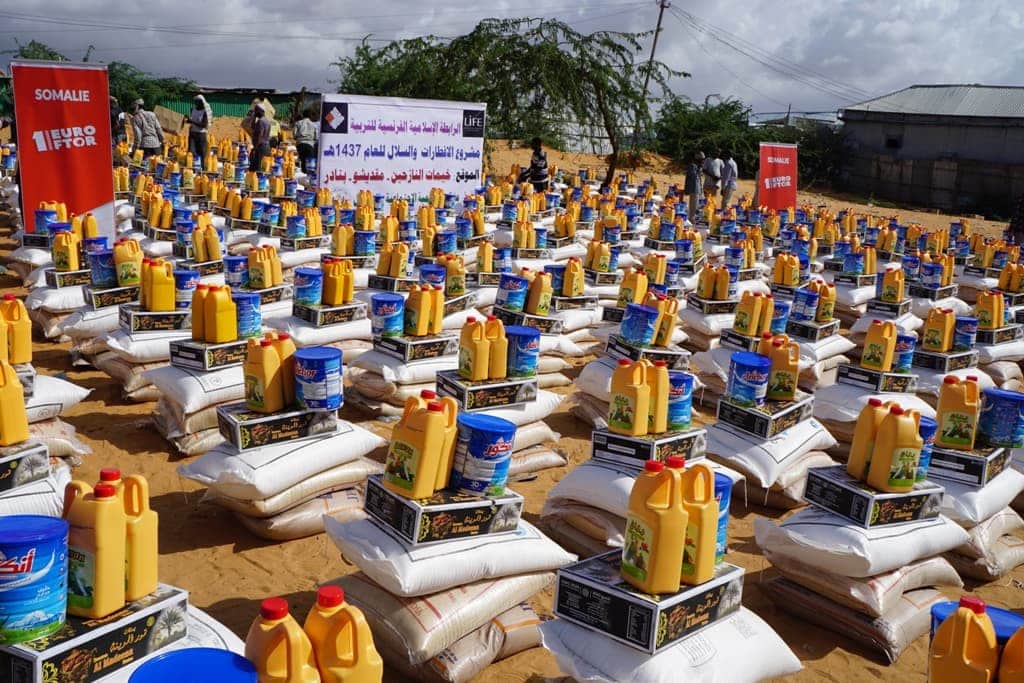 distribution denrées alimentaires ramadan Iftar humanitaire